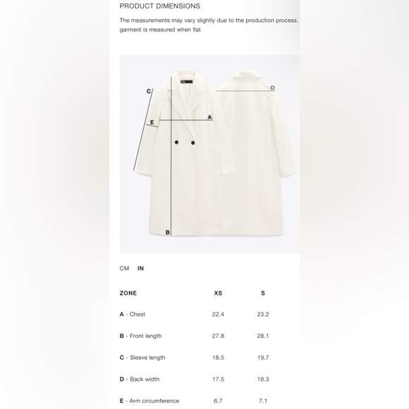 ZARA NEW WOMEN DOUBLE FACED REVERSIBLE FAUX LEATHER COAT JACKET - Picture 17 of 17